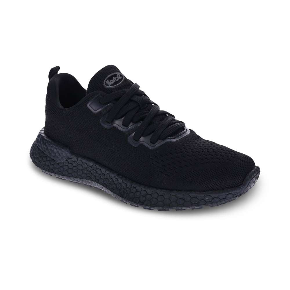 Maisie Lace-Up Active Sneaker - Black