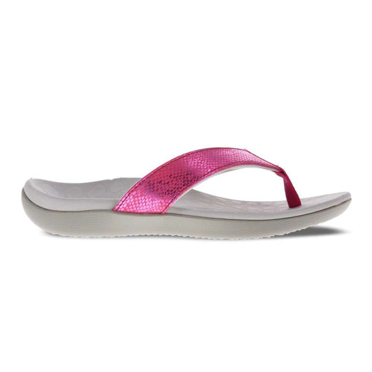 Sonoma Snake Toe Post Sandal - Pink Snake