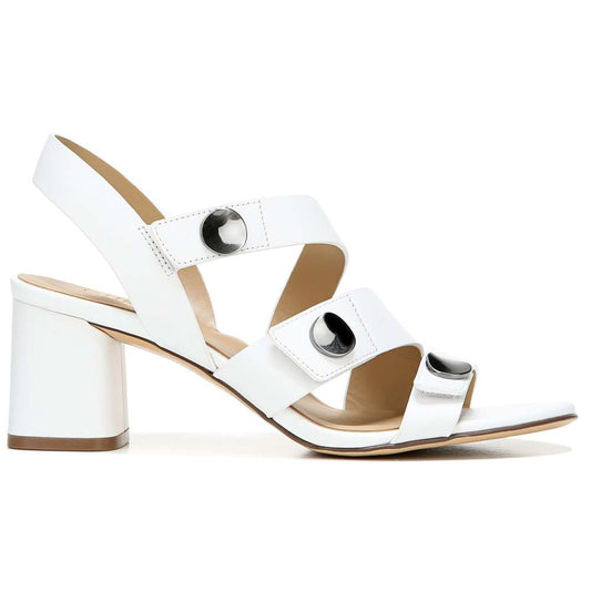Alicia Heeled Sandal - White