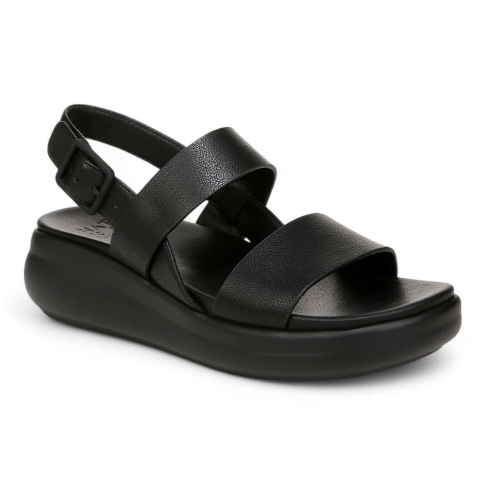 Coast Sandal - Black Tumble