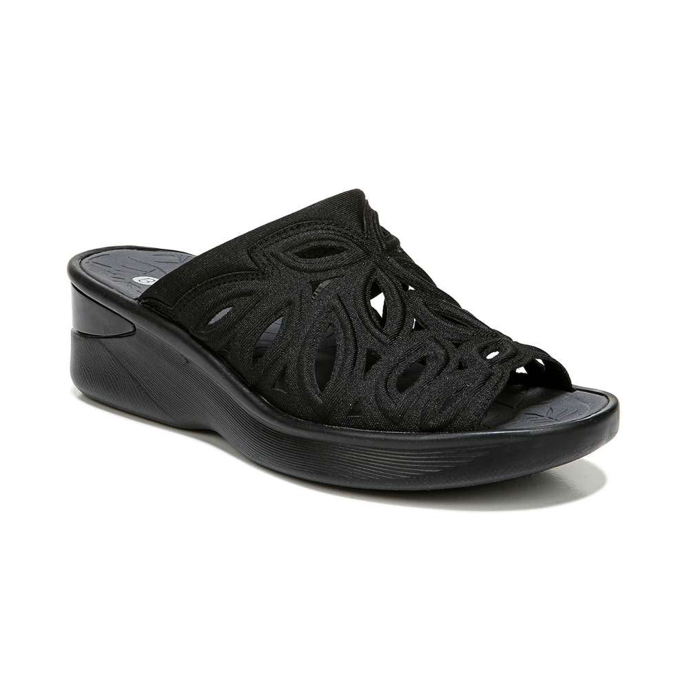 Susie Wedge Sandal - Black