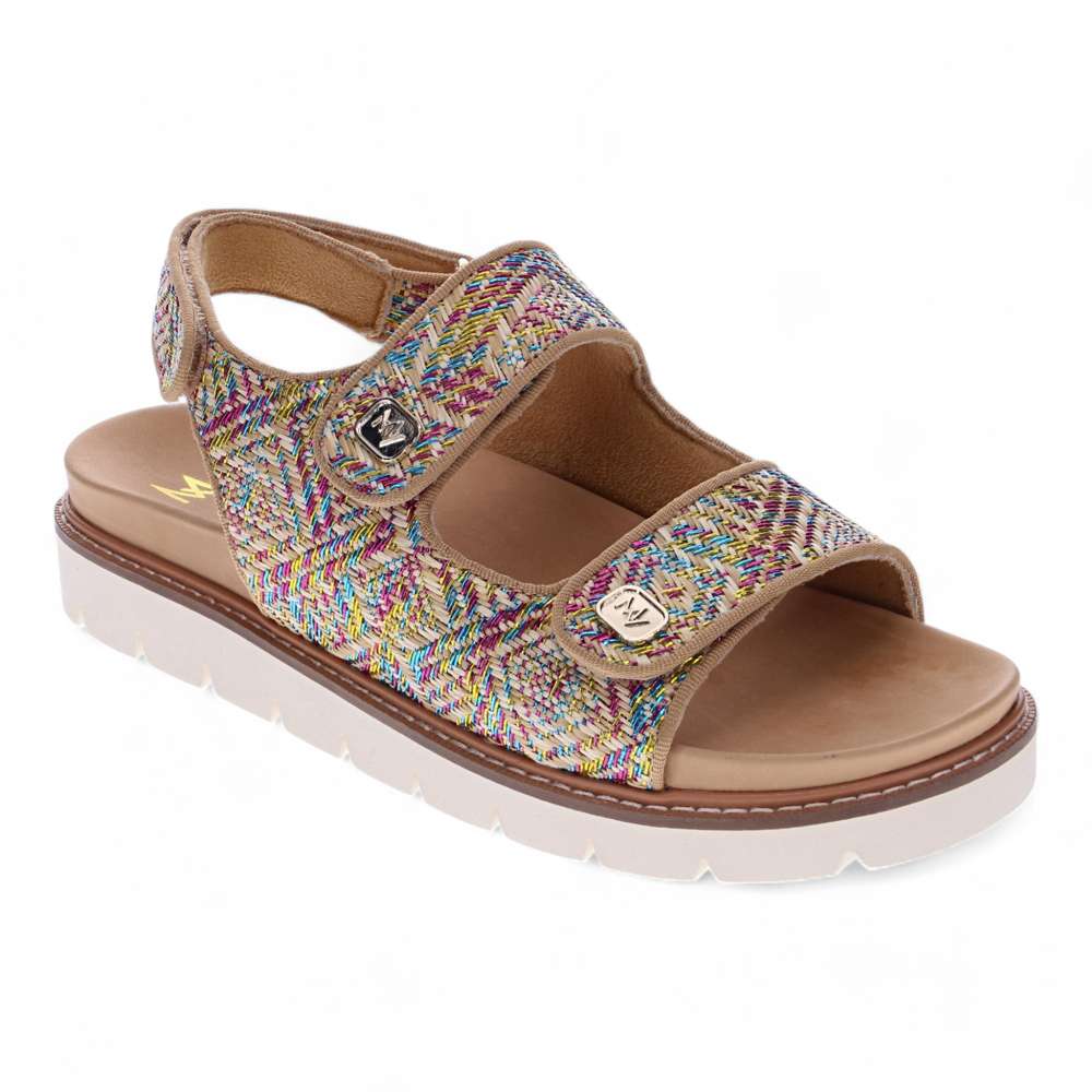 Dakota Sandal - Multi Raffia