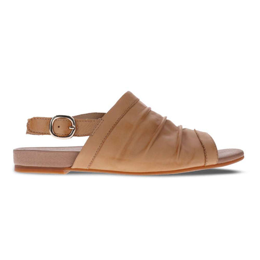Mandy Flat Sandal - Almond