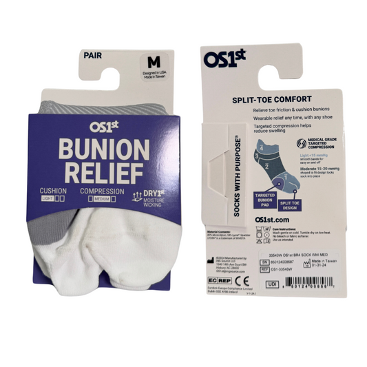 Bunion Relief Sock (BR4) - White