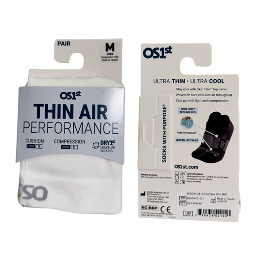 Thin Air Performance Socks (TA4) - Aqua