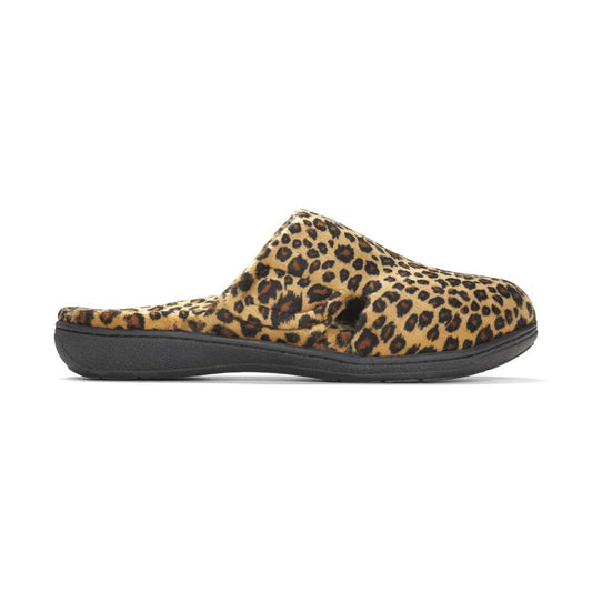 Gemma Mule Slippers - Tan Leopard