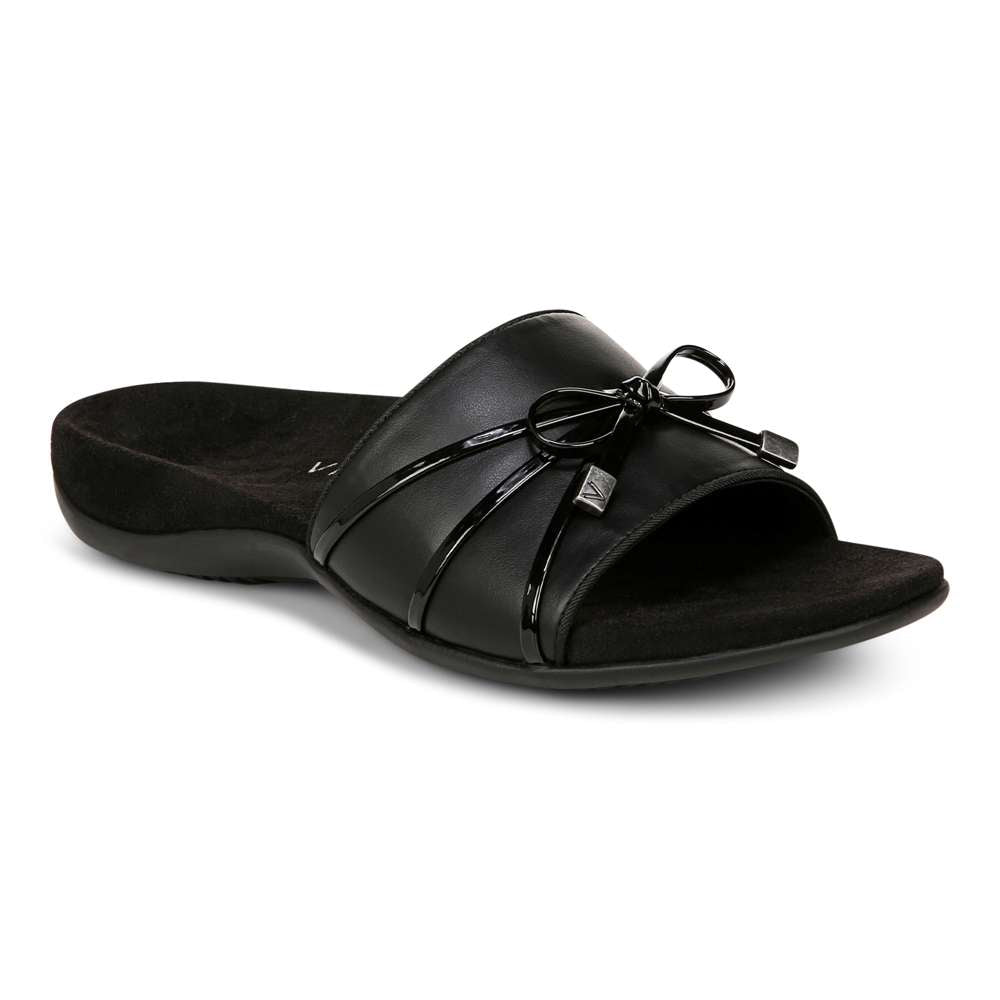 Bella Slide Sandal - Black