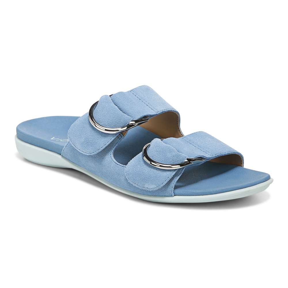 Corlee Slide Sandal - Sky