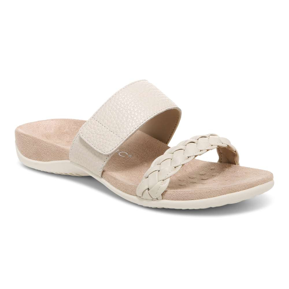 Jeanne Slide Sandal - Cream
