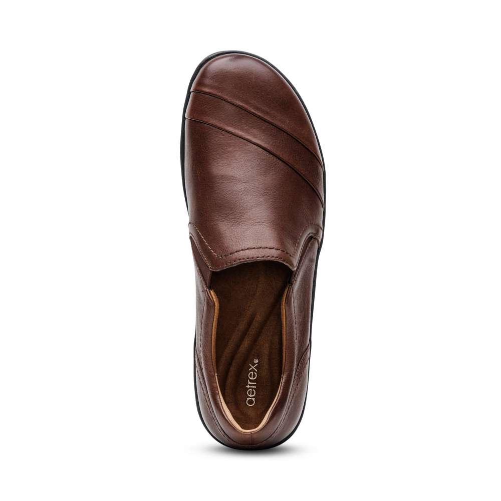 Helena Casual Slip-On Sneaker - Brown