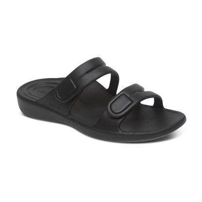 Janey Sport Slide - Black