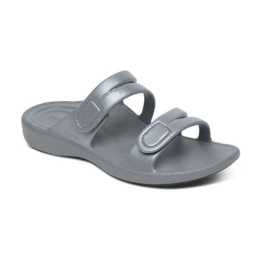 Janey Sport Slide - Grey