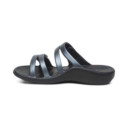 Janey Sport Slide - Pewter
