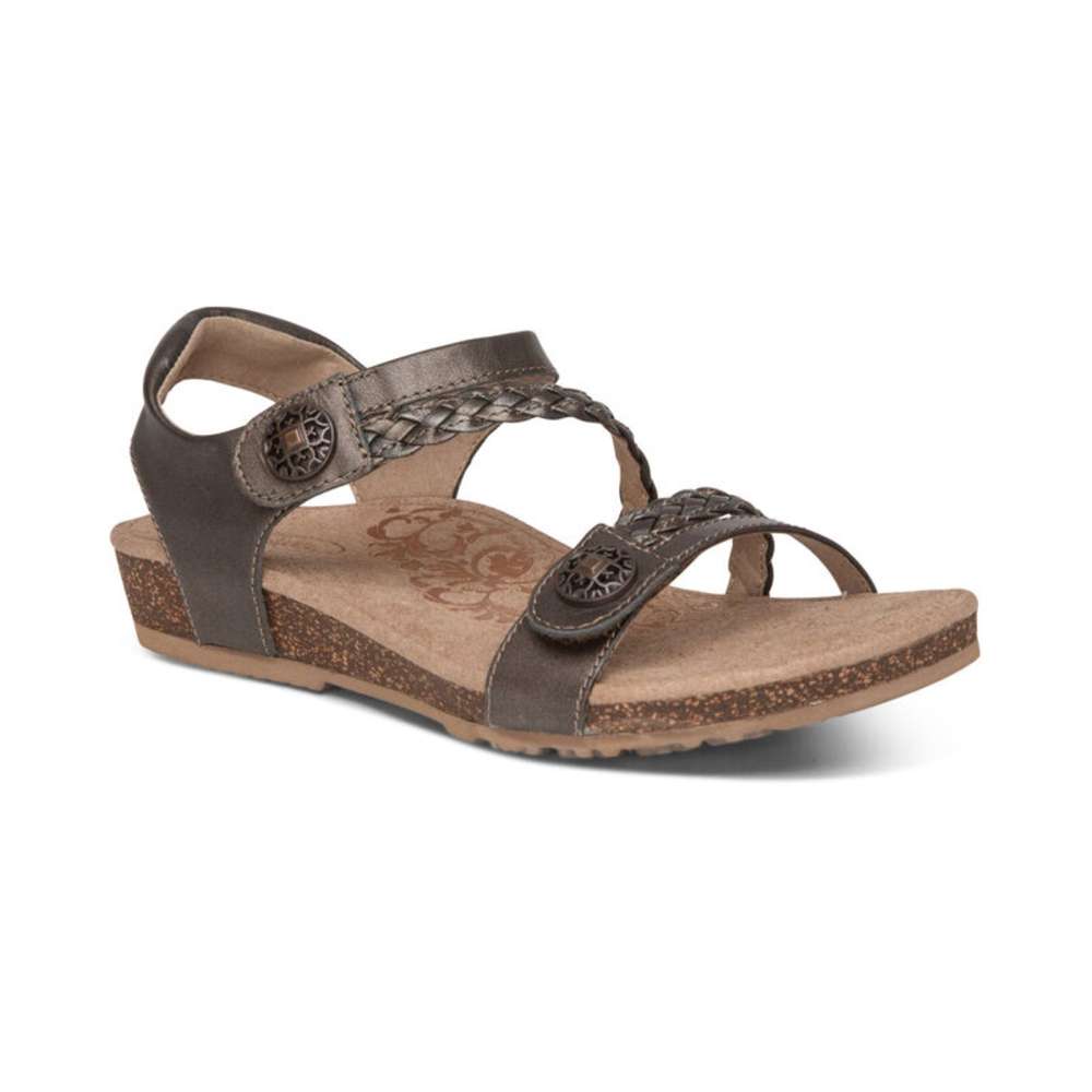 Jillian Braided Sandal - Bronze