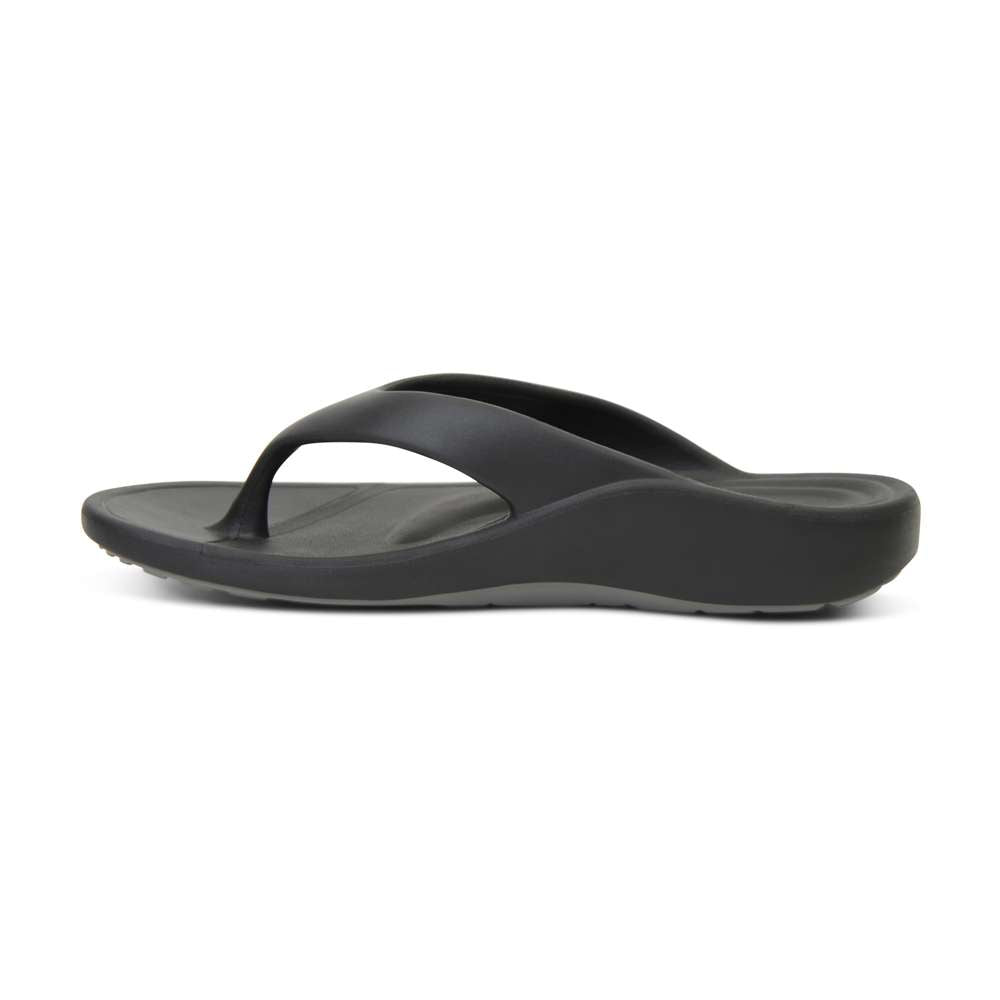 Maui Men's Toe Post Sandal - Black