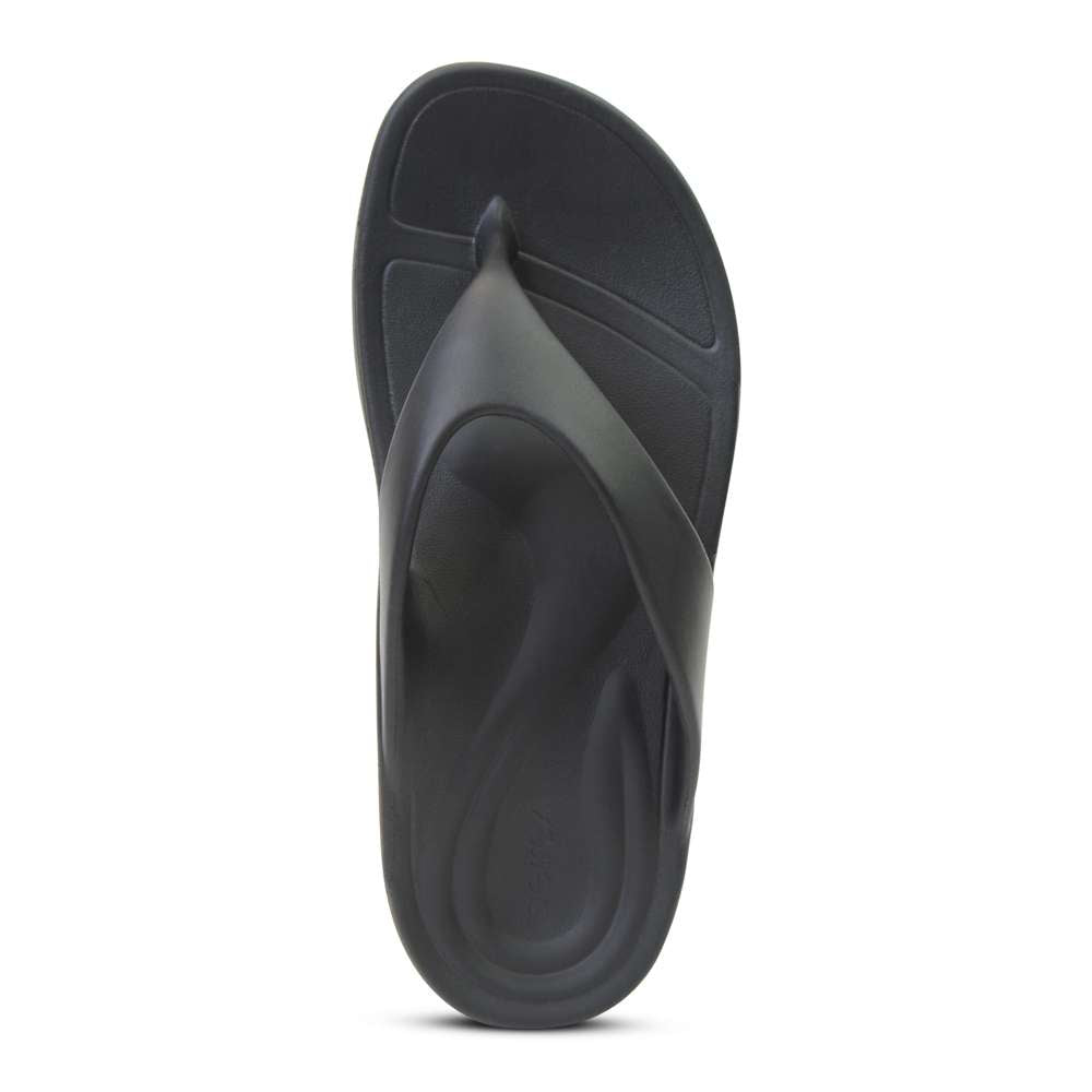 Maui Men's Toe Post Sandal - Black