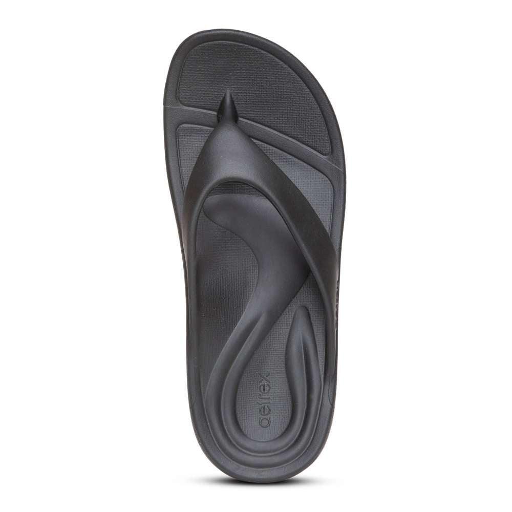 Maui Women's Toe Post Sandal - Black