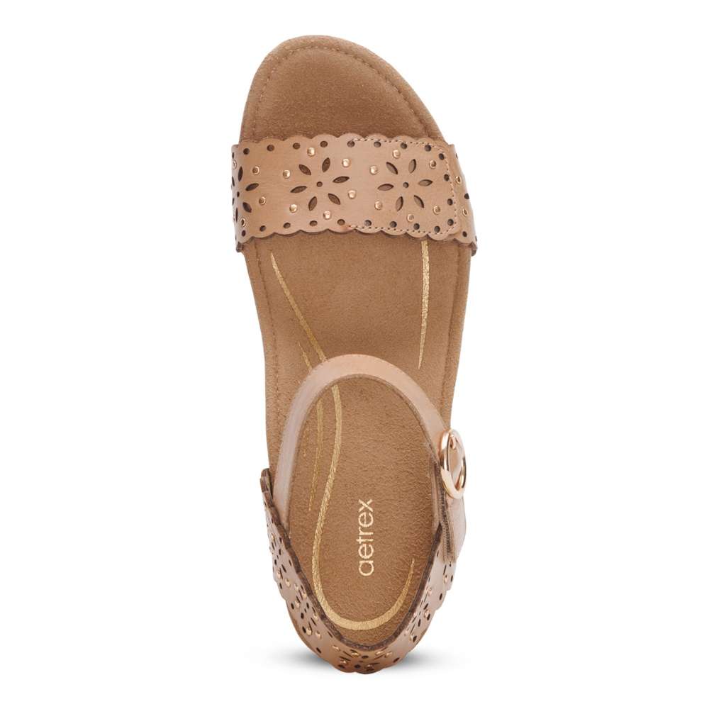 Sydney Espadrille Wedge - Sand Cutout