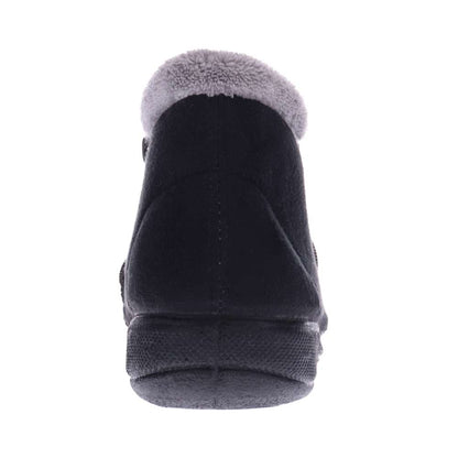 Dahlia Slipper - Dark Grey