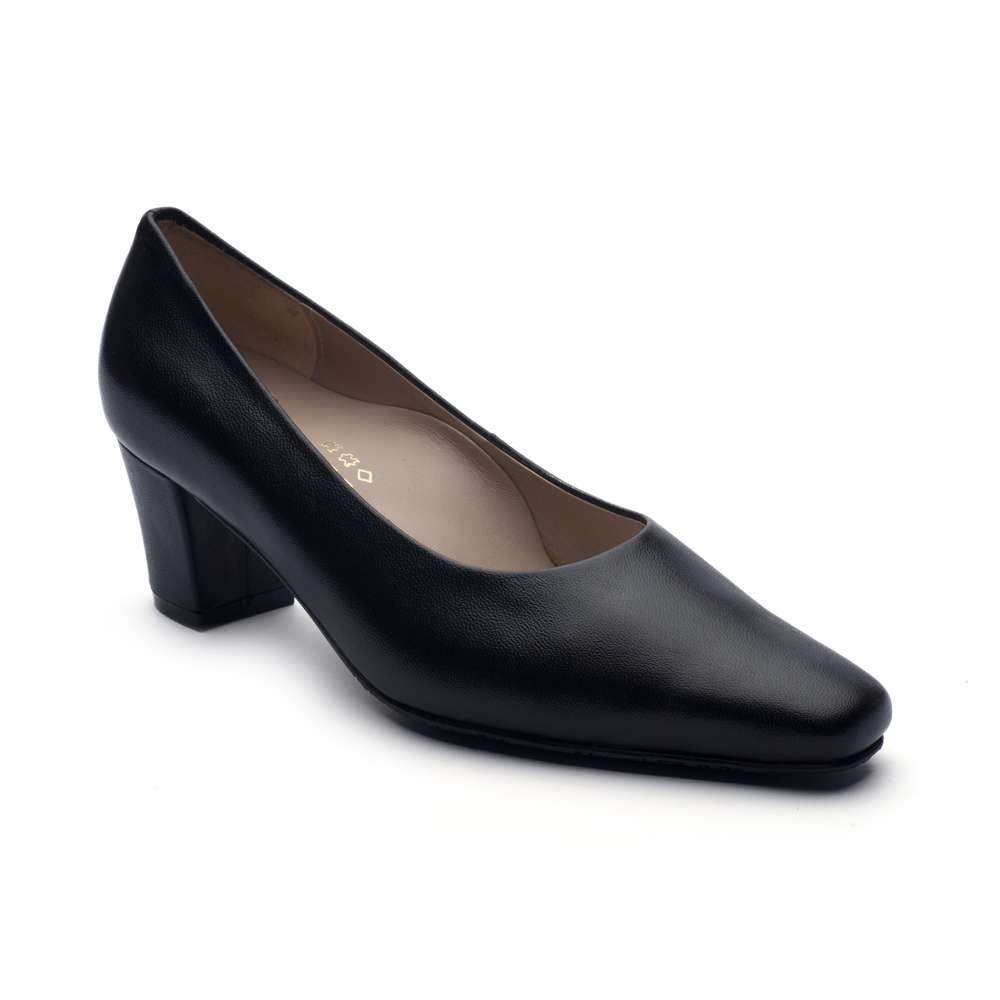 LD 1687 (Koreen) Court Heel - Black