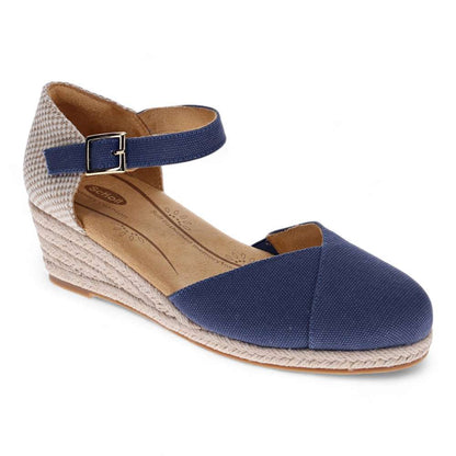 Maya Wedge - Navy