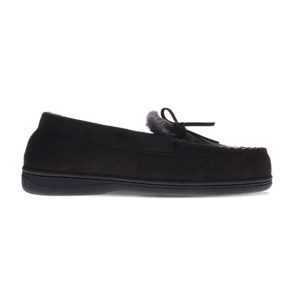 Mohican Moccasin Slipper - Black