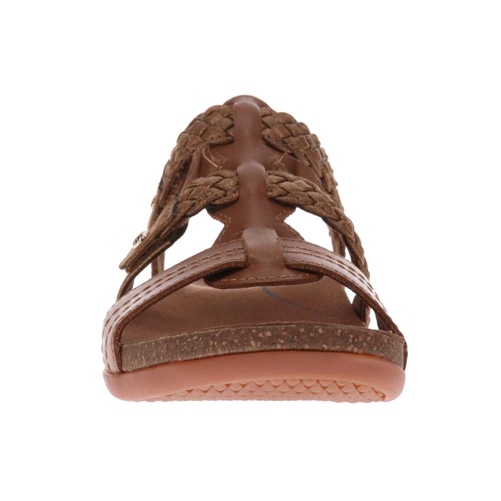 Anna Adjustable Sandal - Cognac