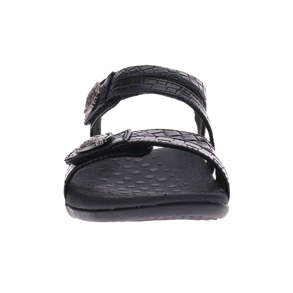 Arianna Brick Sandal - Black Brick