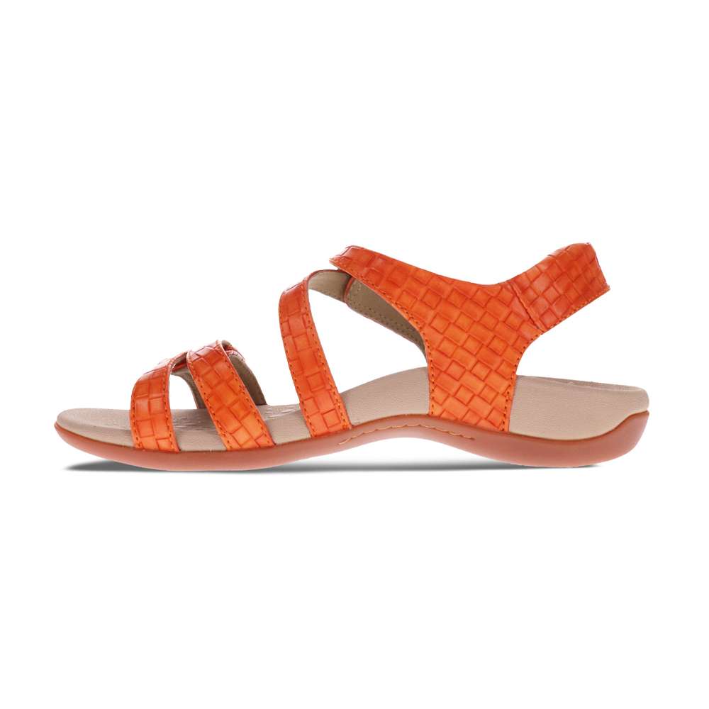 Arianna Sandal - Tangerine Brick