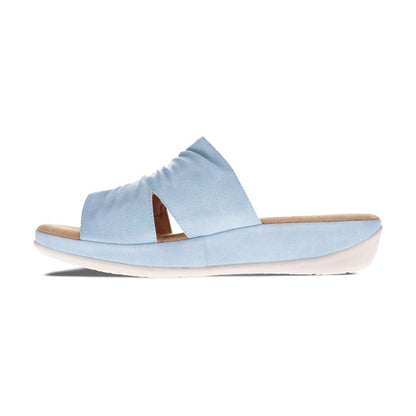 Cora Slide Sandal - Light Blue