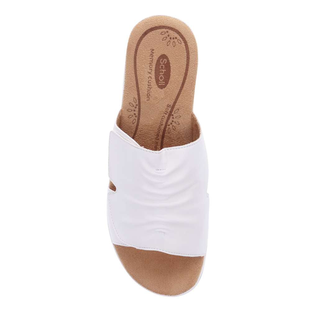 Cora Slide Sandal - White