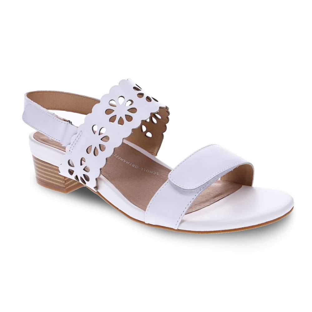 Gigi Dress Heel - White
