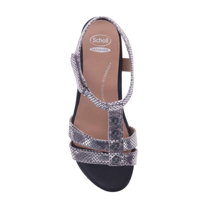 Gina Backstrap Sandal - Grey/Silver