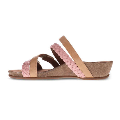 Jane Wedge - Beige/Pink