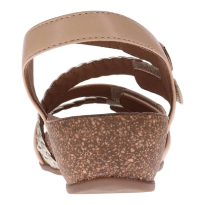 Josie Wedge - Sand/Gold