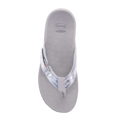 Selena Toe Post Sandal - Silver