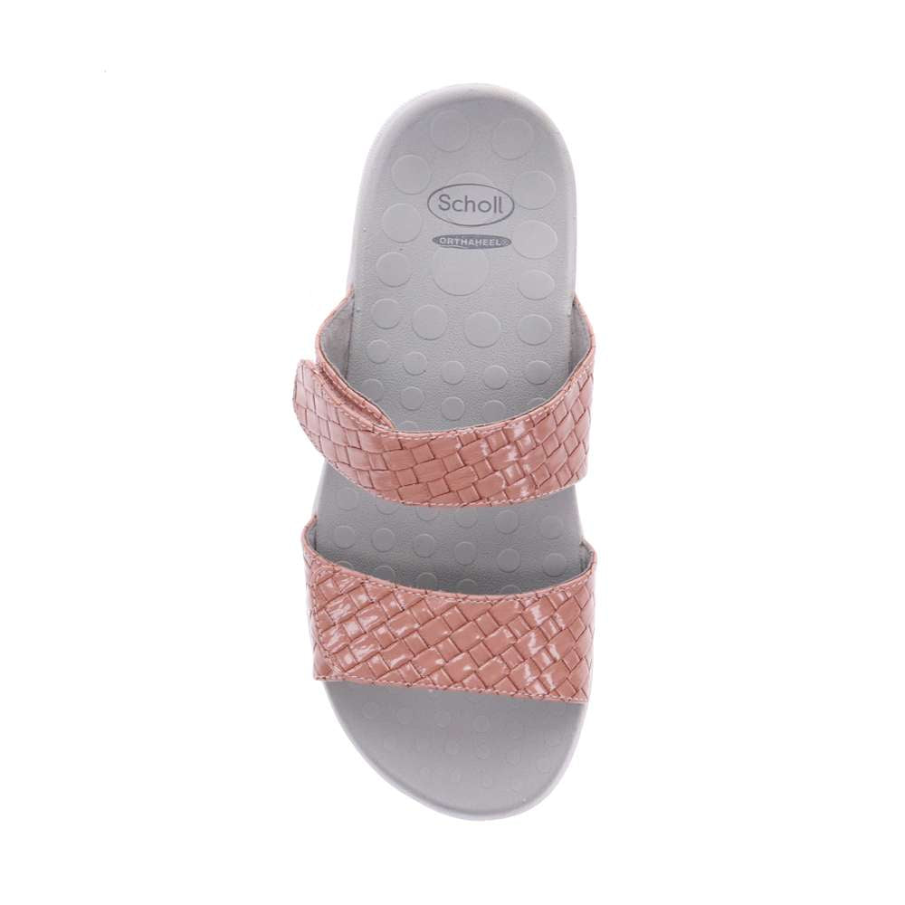 Skye Thatch Slide - Pink