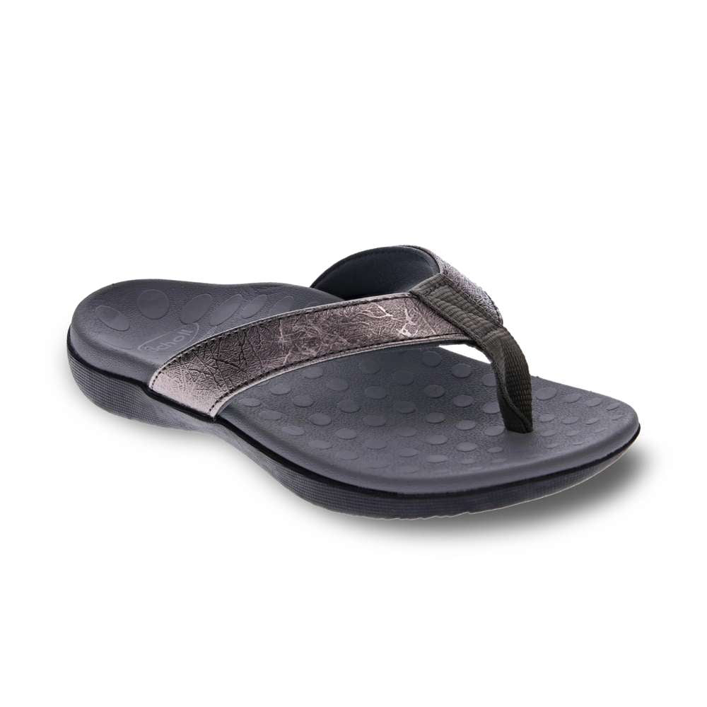 Sonoma Toe Post Sandal - Pewter Thatcher