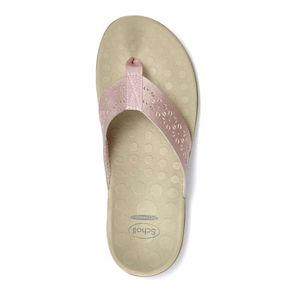 Spangle Toe Post Sandal - Rose Gold