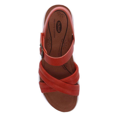 Tatum Adjustable Sandal - Tangerine