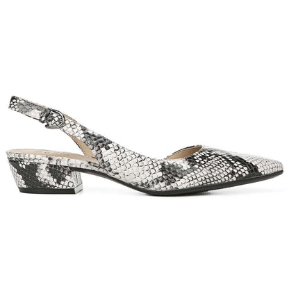 Banks Slingback - Black/White Snake