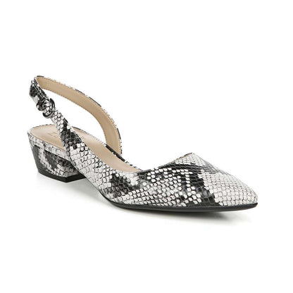 Banks Slingback - Black/White Snake