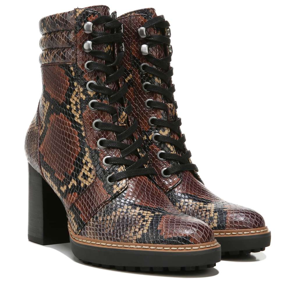 Callie Bootie - Tan Snake