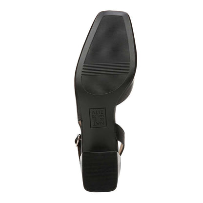 Jayla Sling Back Heeled Sandal - Black