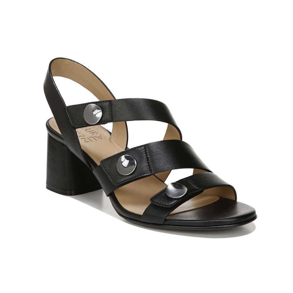 Alicia Heeled Sandal - Black