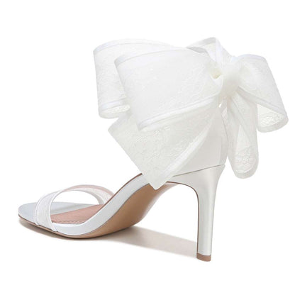 Amour Dress Sandal - Silk White Satin