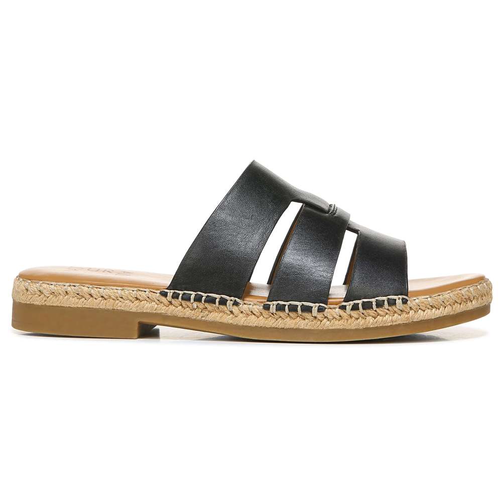 Arden Slide Sandal - Black