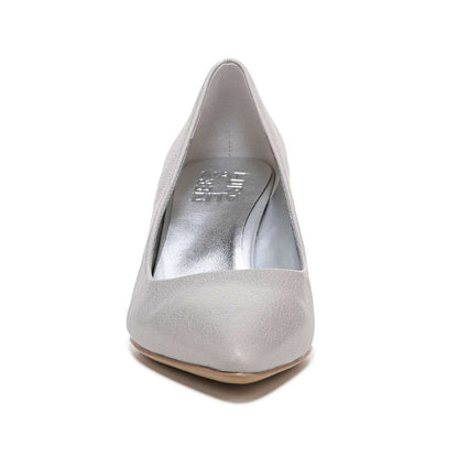 Everly Kitten Heel - Stone Metallic