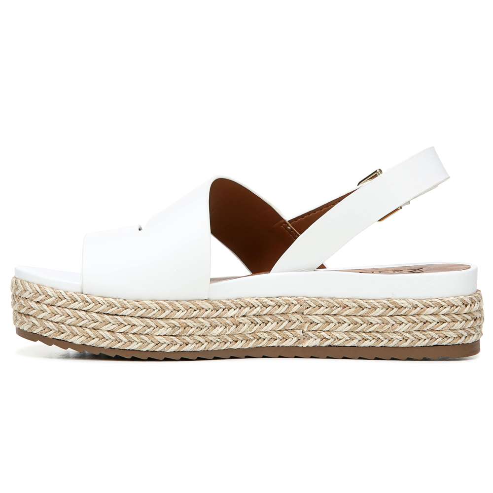 Jasmin Platform Sandal - White