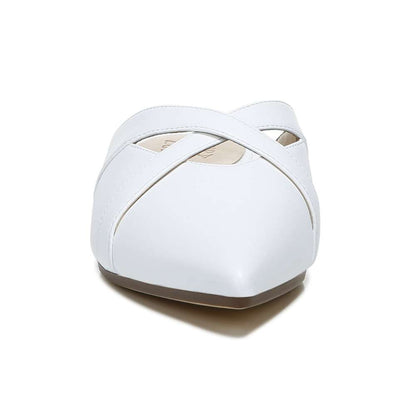 Keira Dress Mule - White